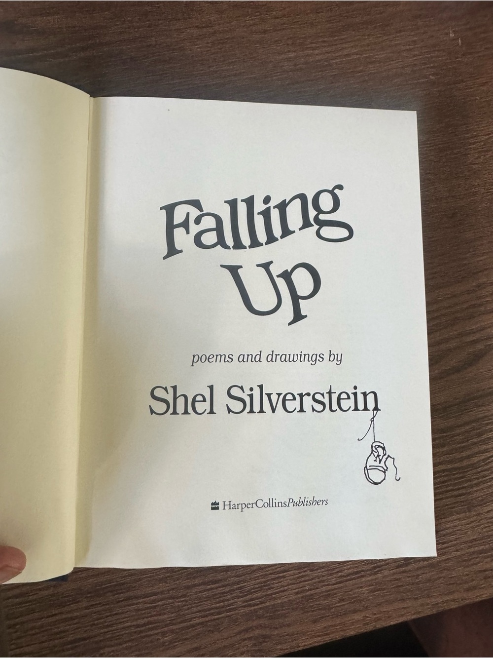 Shel Silverstein Falling Up - no jacket Cover